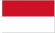 Indonesia Hand Waving Flags